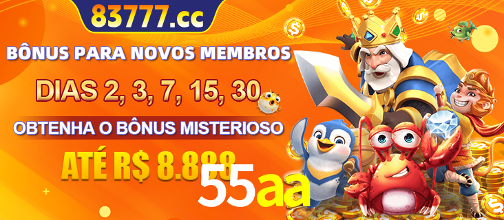 Anúncio dos benefícios para Membro VIP Sênior na plataforma 55aa, incluindo bônus promocionais, semanais e mensais, ilustrado com o personagem Fortune Tiger.